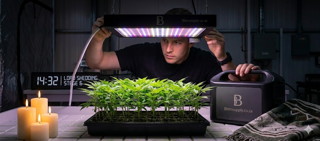 Portable power station for load shedding indoor grow South Africa