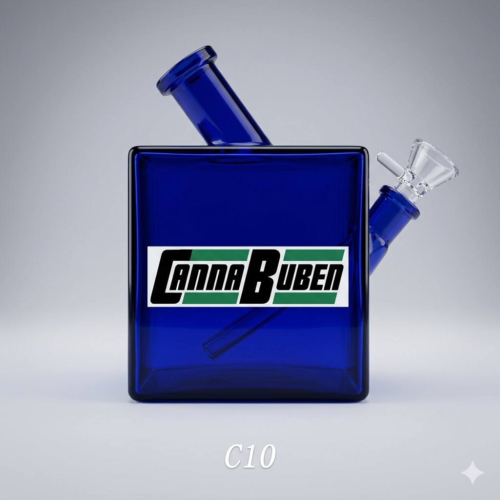 Blue cube glass bong South Africa