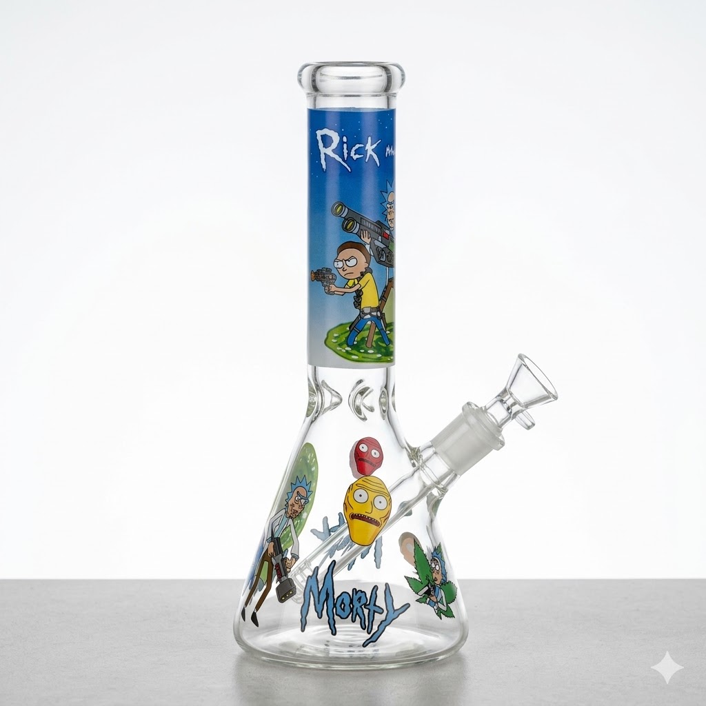 Graphic cartoon print beaker bong South Africa