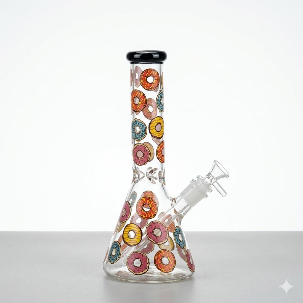 Donut pattern print beaker bong South Africa