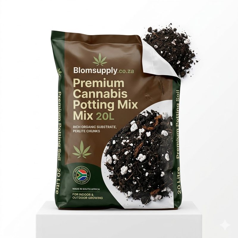Premium cannabis potting mix soil South Africa indoor growing